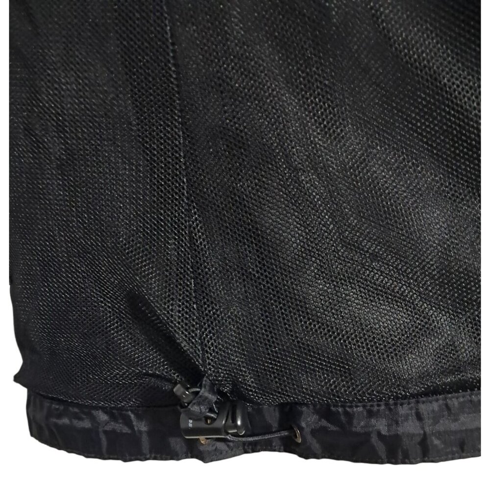 Dickies Mens L Black Ripstop Nylon Packable Hooded Windbreaker Jacket Lightweigh - Picture 10 of 15